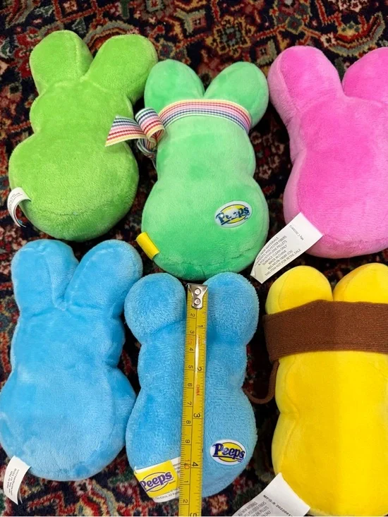 PEEPS LOT OF 6 STUFFED TOYS 5”. - Picture 3 of 3